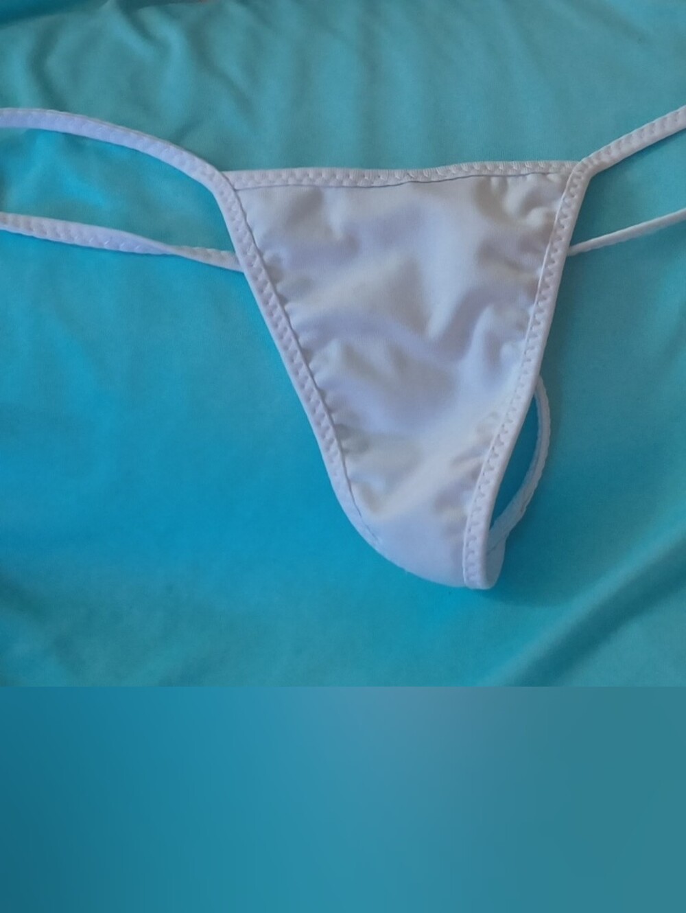 Leg Avenue White String Bikini Bottom
